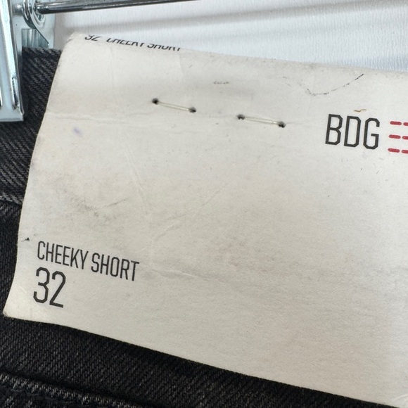 BDG Denim Cheeky Shorts Black - Picture 4 of 11